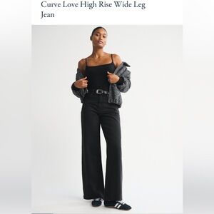 Abercrombie High Rise Wide Leg